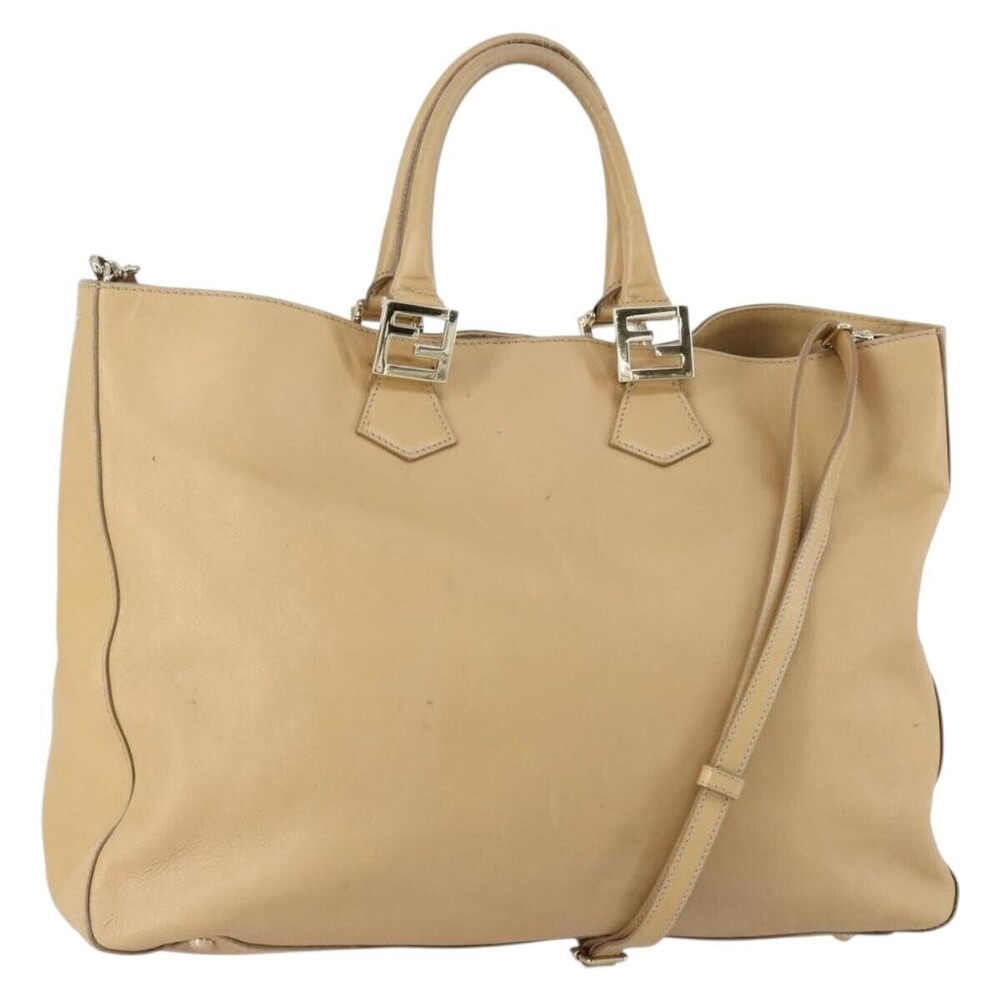 Fendi Twins Tote Leather Large